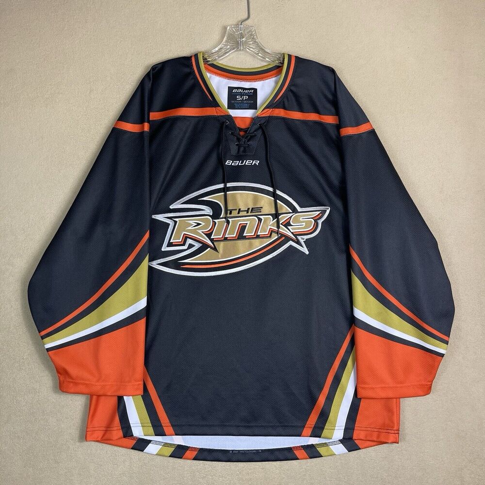 Bauer Team Jersey‎ Mens Small Multicolor The Rinks Ice Hockey Oversized Shirt